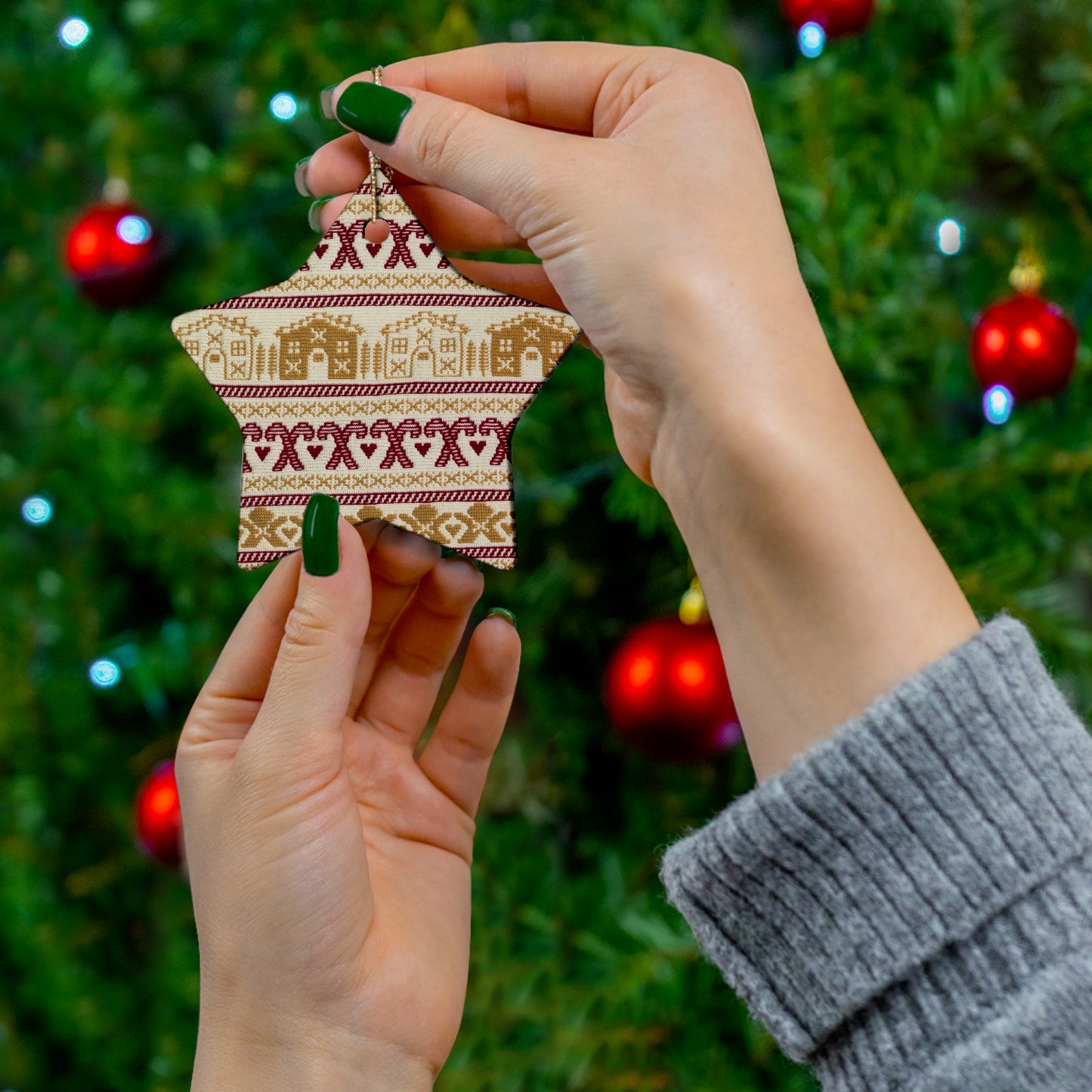 Gingerbread Ornaments, Holiday Decor, Crochet-style Christmas Decorations, Gift Giving, Stocking Stuffers, Christmas Tree Ornaments