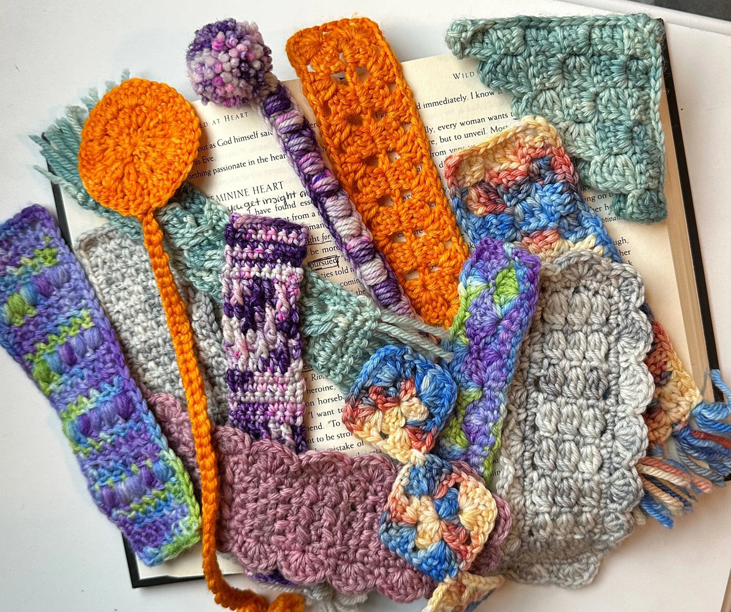 Bookmark Crochet Pattern Bundle | Fast & Easy crochet projects for book lovers