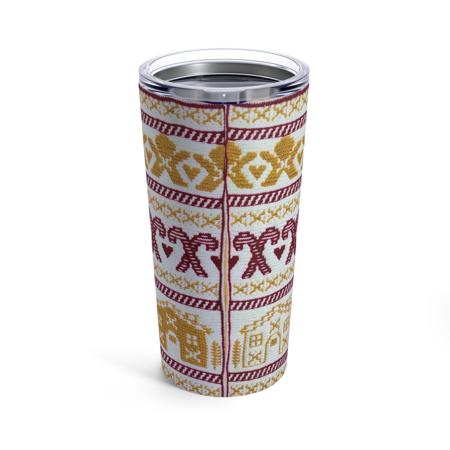 Gingerbread Holiday Tumbler 20oz, Festive Christmas Travel Mug, Cozy Winter Beverage Cup, Cute Holiday Gift, Foodie Drinkware