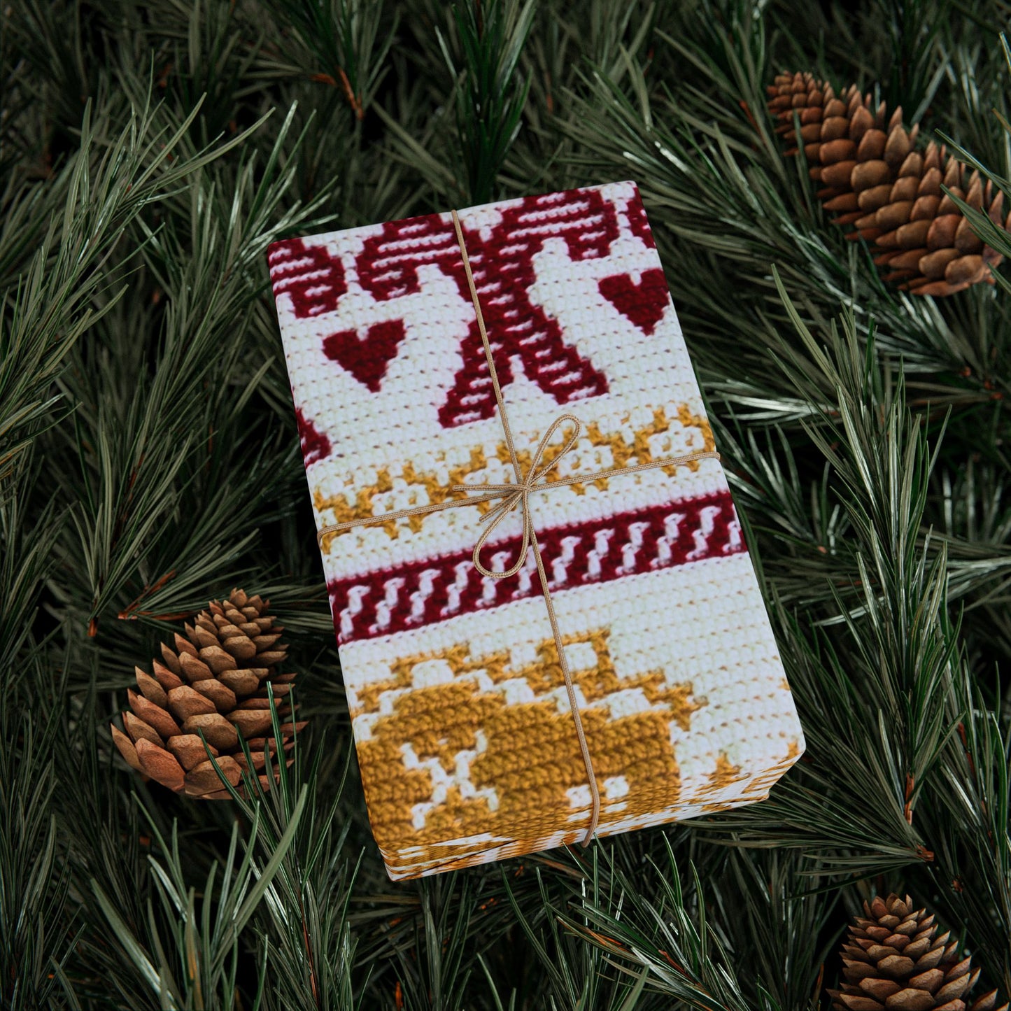 Festive Wrapping Paper, Christmas Gift Wrap, Holiday Decor, Gingerbread Theme, Winter Celebration, Eco-Friendly Gift Wrap