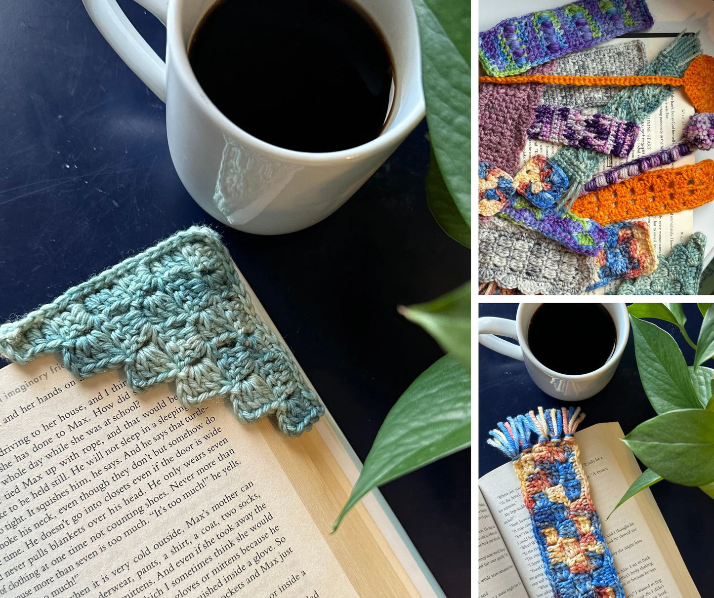 Bookmark Crochet Pattern Bundle | Fast & Easy crochet projects for book lovers