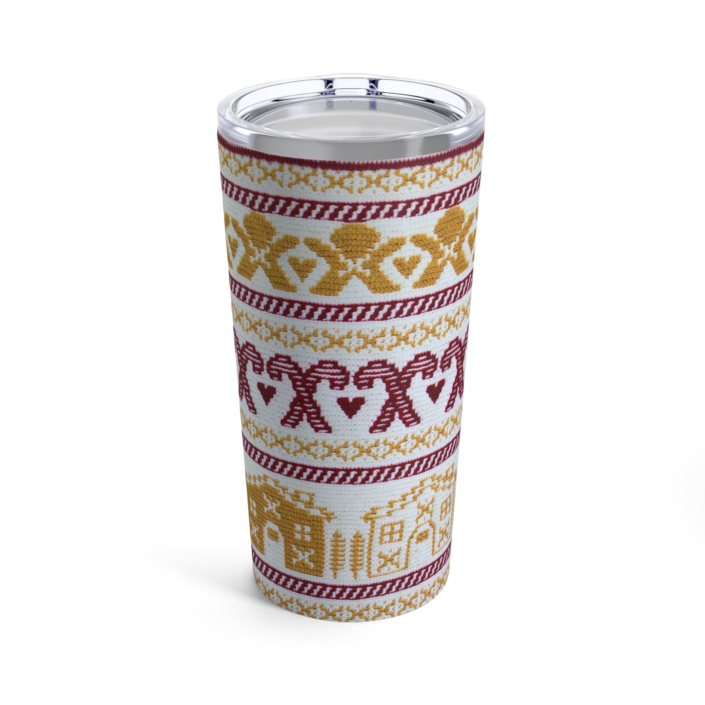 Gingerbread Holiday Tumbler 20oz, Festive Christmas Travel Mug, Cozy Winter Beverage Cup, Cute Holiday Gift, Foodie Drinkware