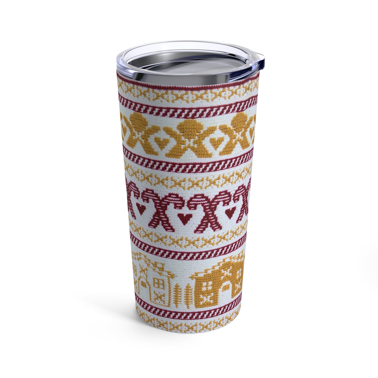 Gingerbread Holiday Tumbler 20oz, Festive Christmas Travel Mug, Cozy Winter Beverage Cup, Cute Holiday Gift, Foodie Drinkware