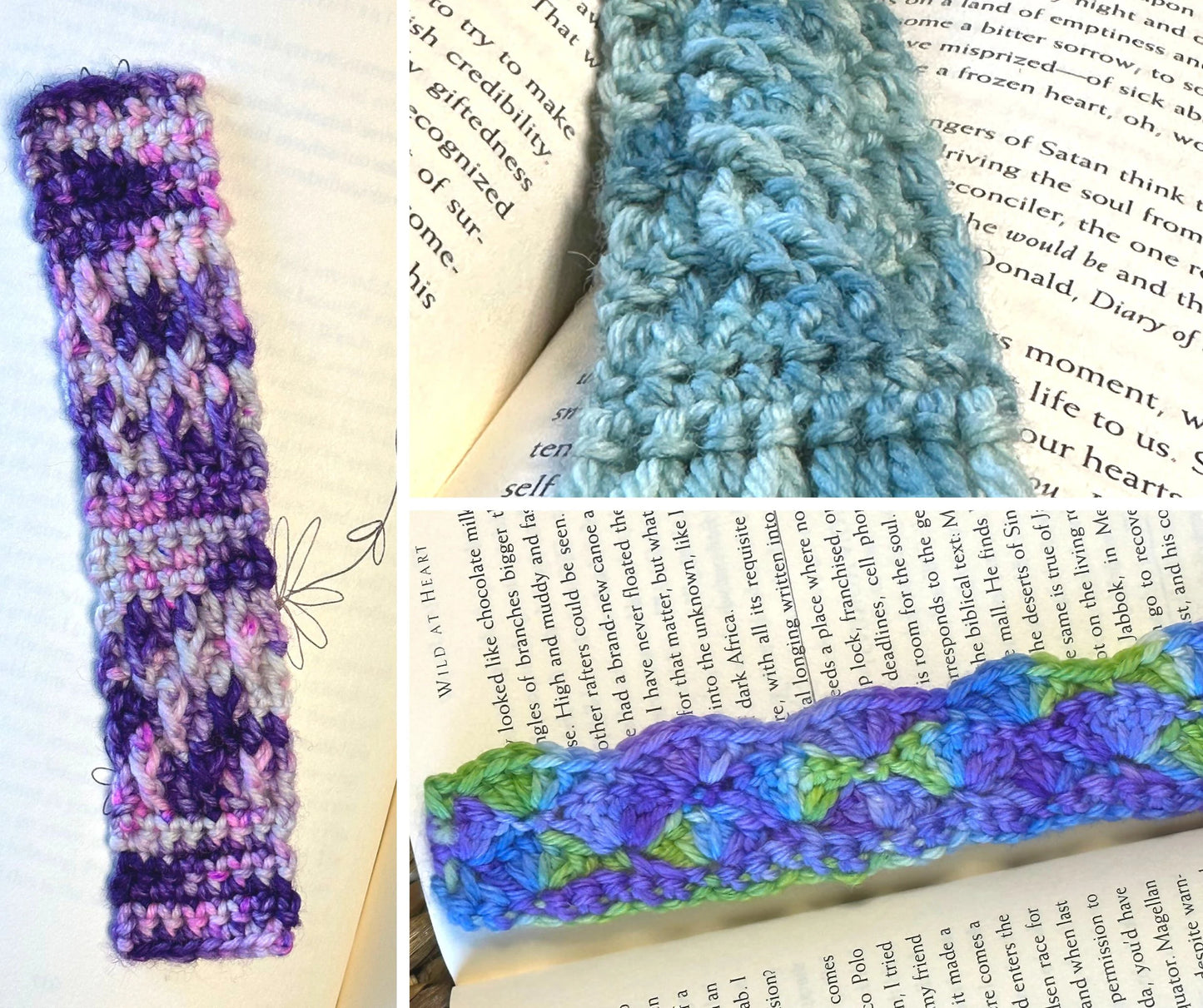 Bookmark Crochet Pattern Bundle | Fast & Easy crochet projects for book lovers