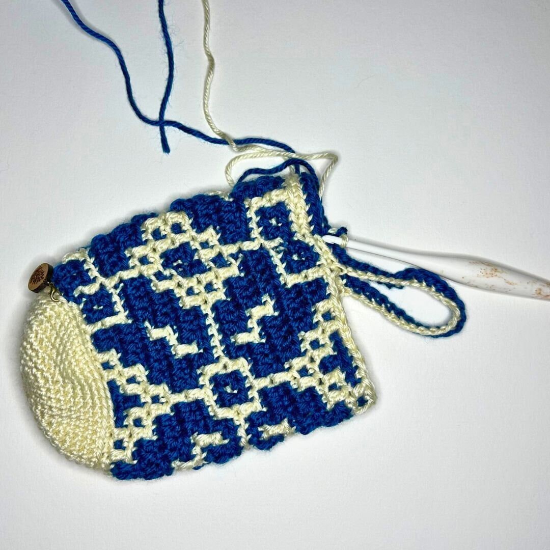 Mosaic Crochet Stocking Pattern | Nordic Star CAL | Winter Mosaic Christas Stocking | Crochet Pattern Only
