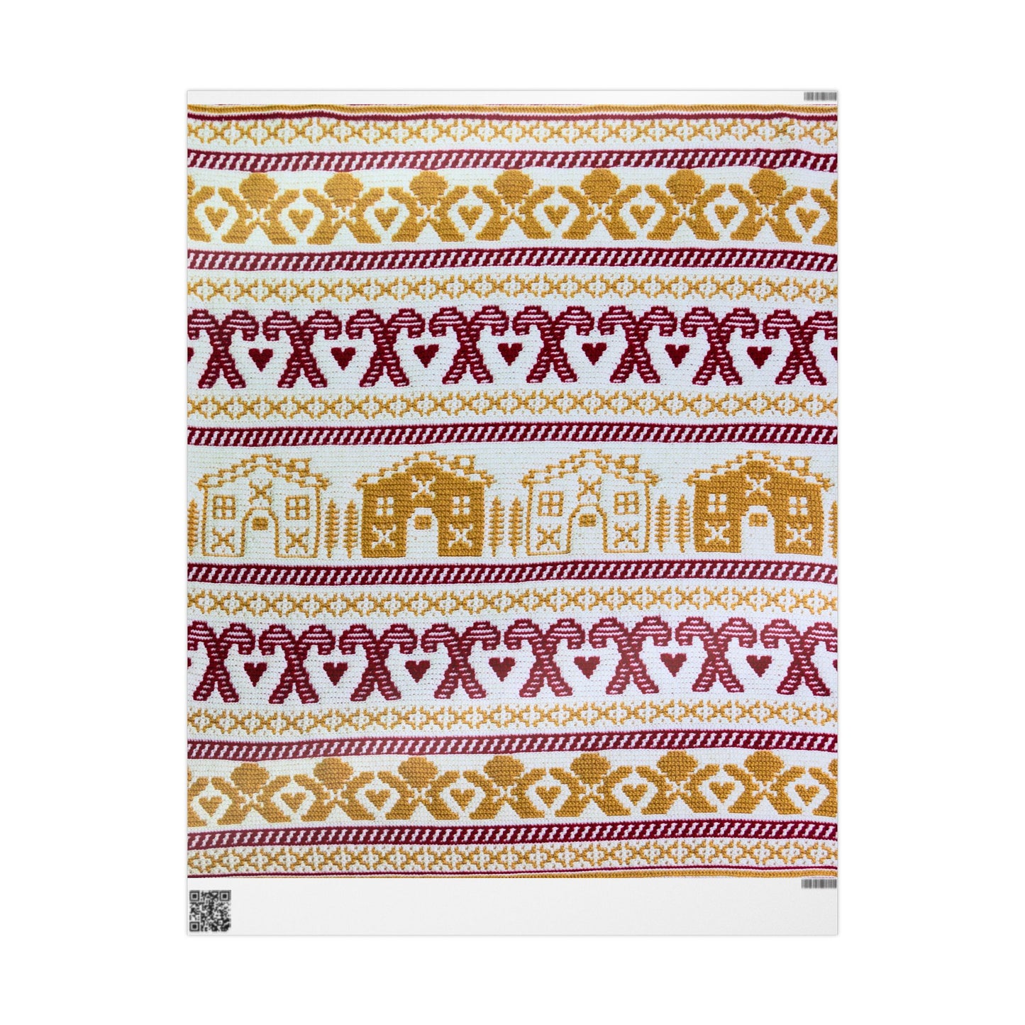 Festive Wrapping Paper, Christmas Gift Wrap, Holiday Decor, Gingerbread Theme, Winter Celebration, Eco-Friendly Gift Wrap