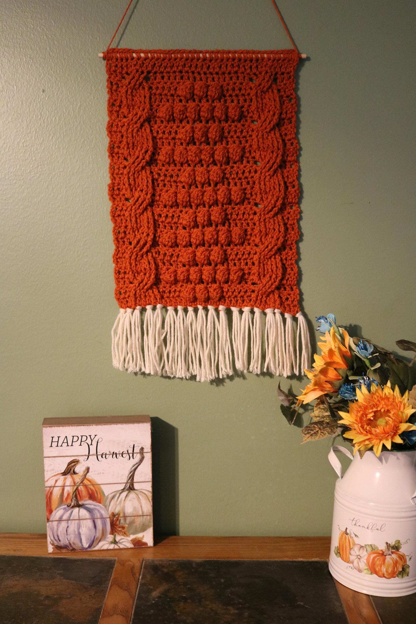 Crochet Pattern: Georgia Tapestry Wall Hanging