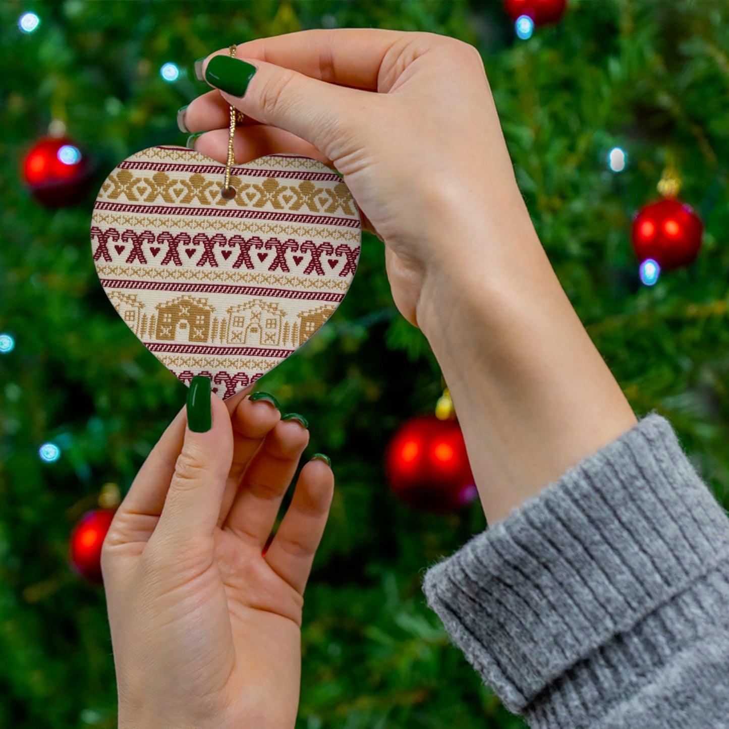 Gingerbread Ornaments, Holiday Decor, Crochet-style Christmas Decorations, Gift Giving, Stocking Stuffers, Christmas Tree Ornaments