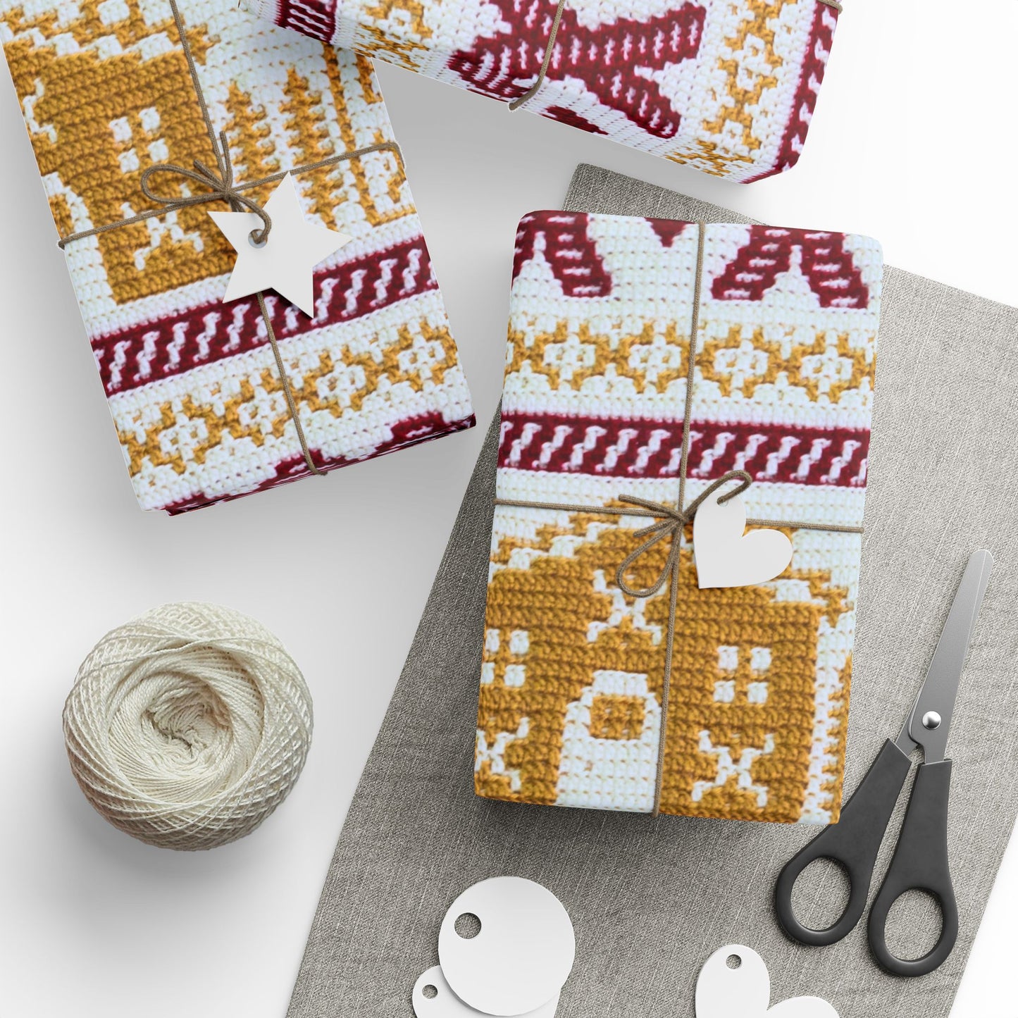 Festive Wrapping Paper, Christmas Gift Wrap, Holiday Decor, Gingerbread Theme, Winter Celebration, Eco-Friendly Gift Wrap