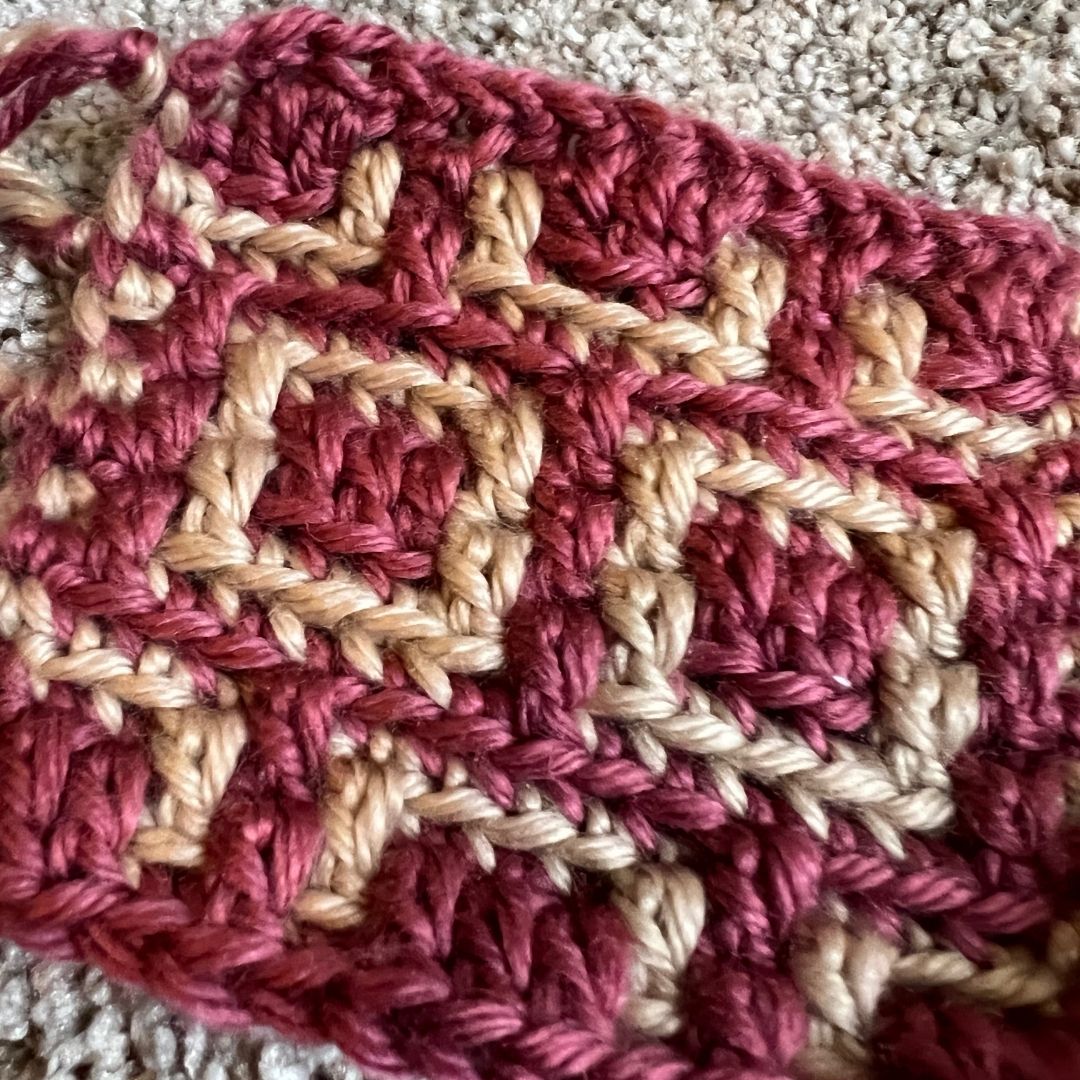 Mosaic Squares Coaster | Mosaic Crochet Pattern
