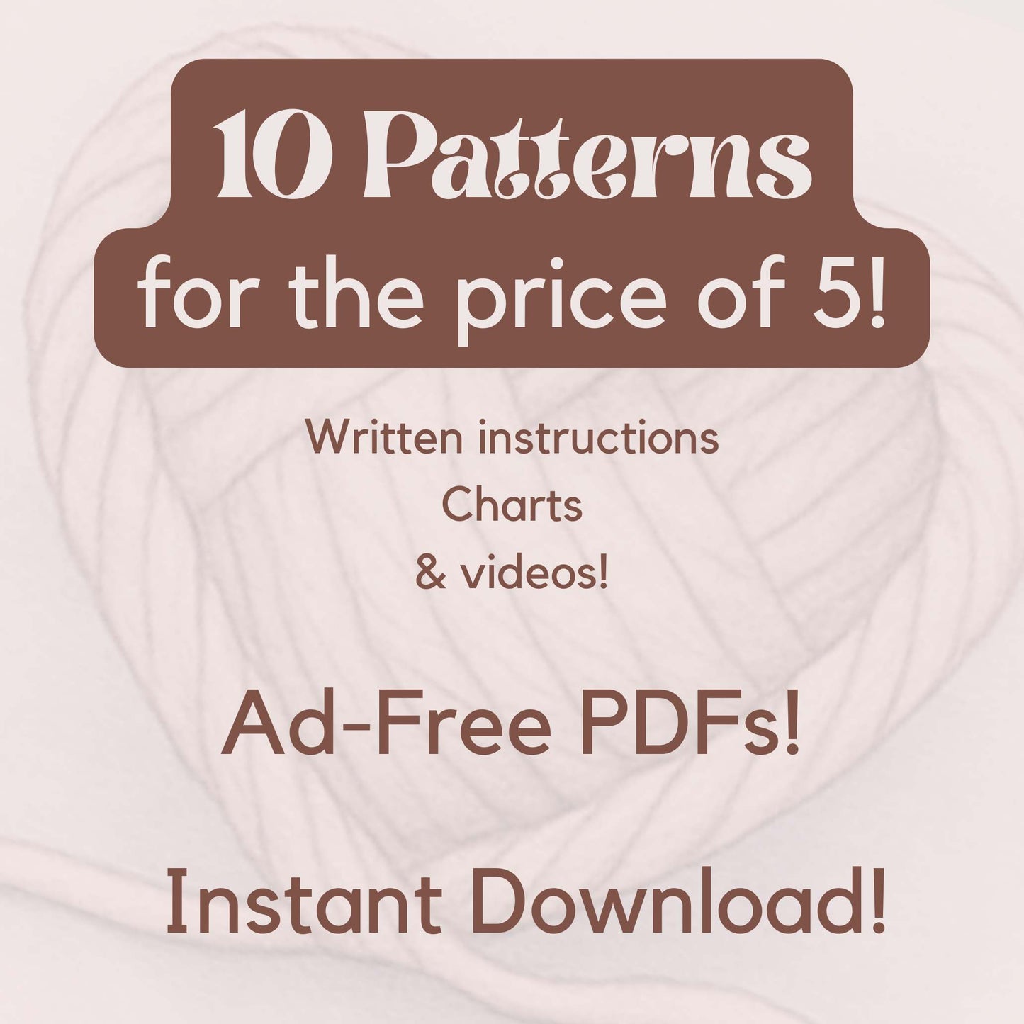 Valentine’s Day Crochet Pattern Bundle – 10 Heart-Themed Designs