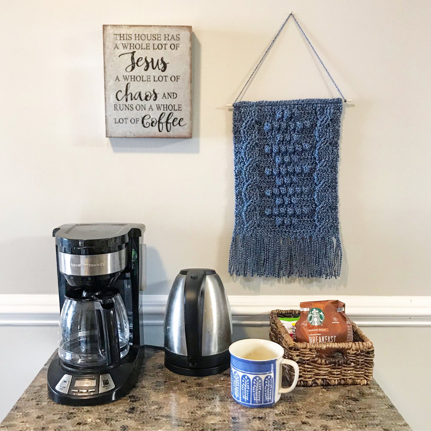 Crochet Pattern: Georgia Tapestry Wall Hanging