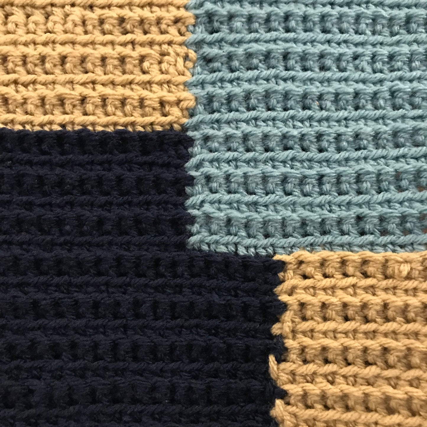 PDF Geometric Wall Hanging crochet PATTERN, Harlow Color Work Tapestry Wall Art.