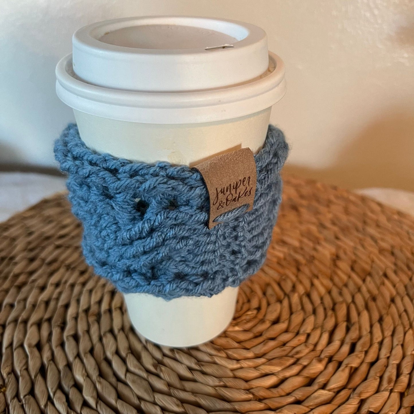 Crochet Cable Cup Cozy Pattern, Cup Cozy Crochet Pattern, Crochet Cables, Crochet Cable Pattern, Crochet Cup Sleeve