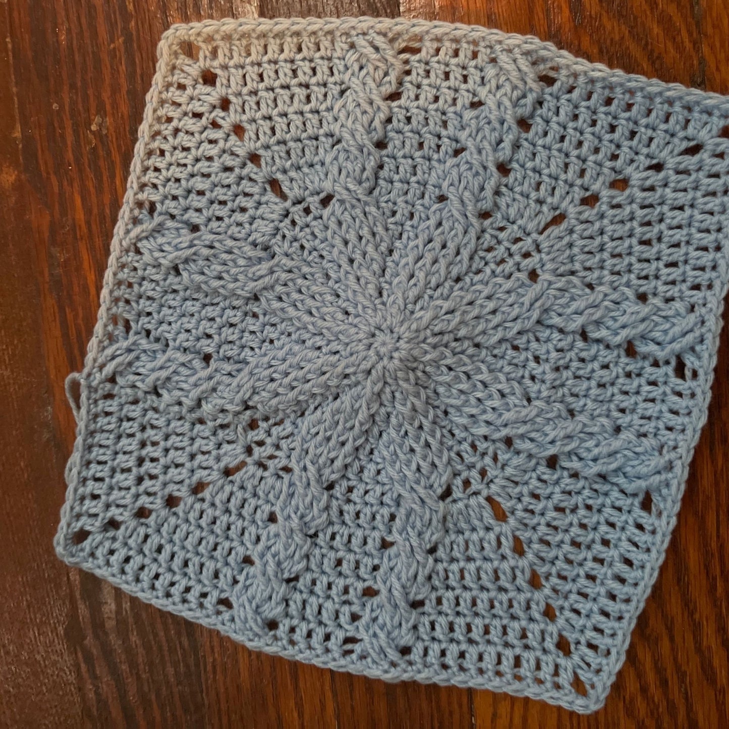 Crochet Floral Vines Square Pattern, Crochet Square, Crochet Blanket Square, Crochet Blanket Pattern