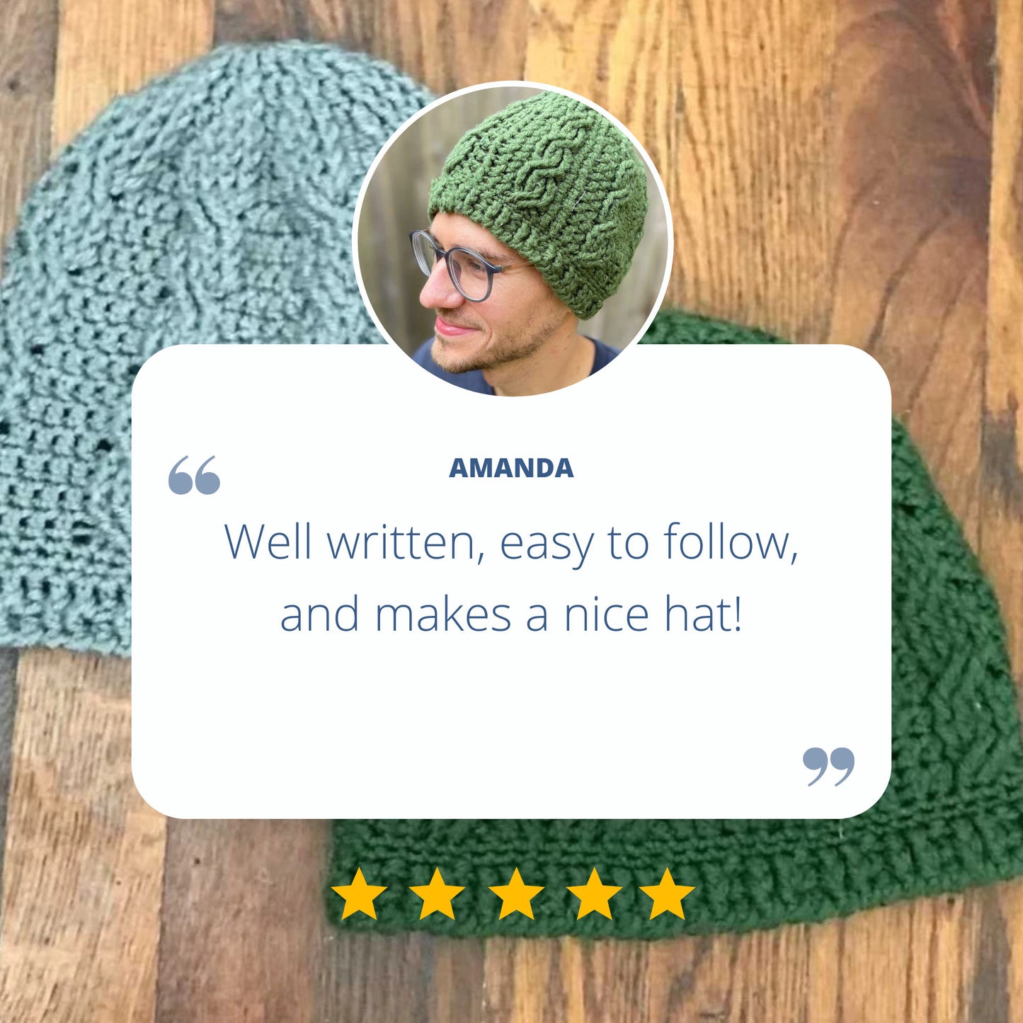 PDF Cabled Beanie Crochet Pattern. Crochet this Hat Using Worsted Yarn for your Man! Mens crochet pattern for boyfriend, son, husband gift