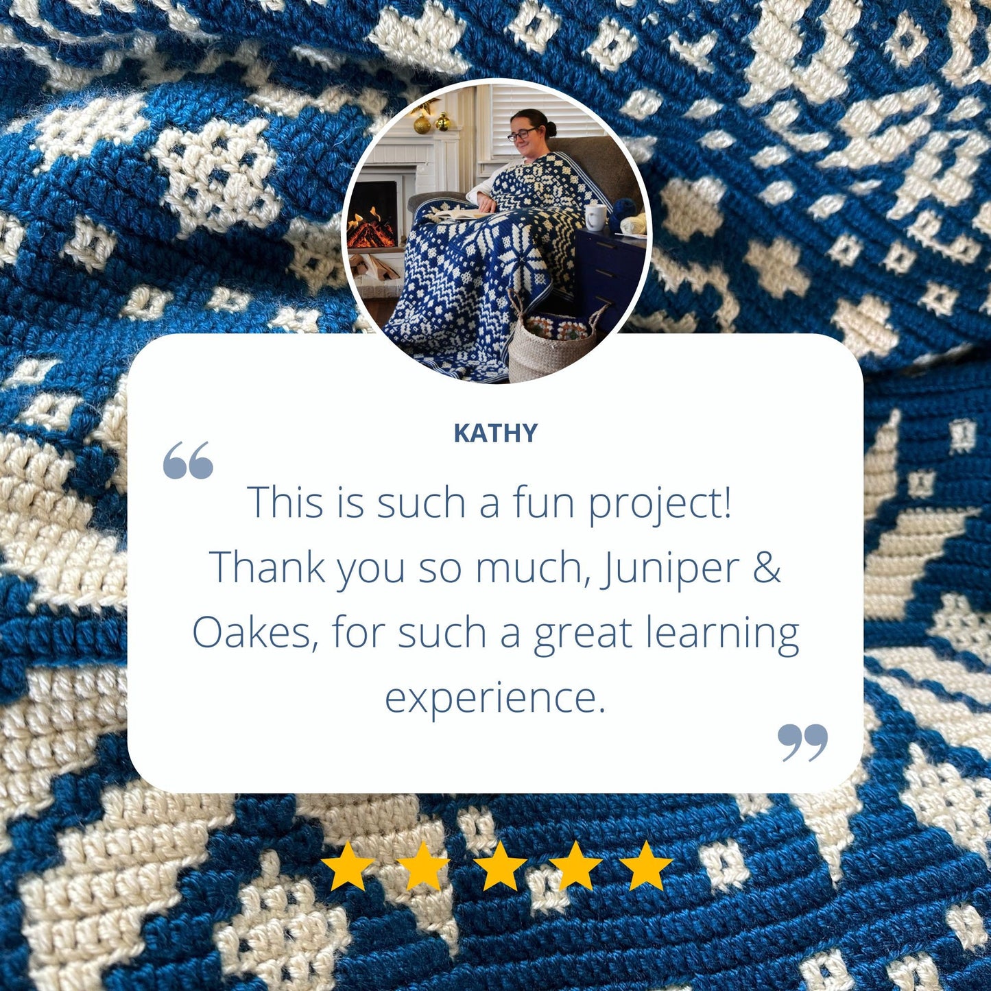 Mosaic Crochet Blanket Pattern | Nordic Star CAL | Winter Mosaic Afghan | Crochet Pattern Only