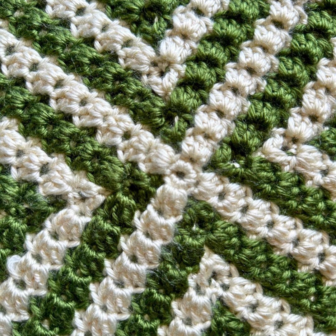Mosaic Crochet Blanket Granny Square Pattern | Criss Cross | X-shape | Afghan Block Crochet Pattern