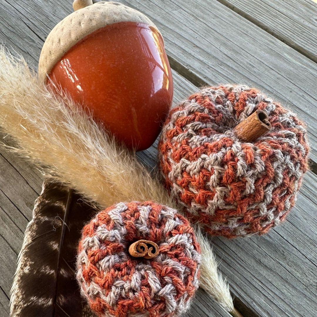 Mosaic Argyle Pumpkins | Overlay Mosaic Crochet Pattern