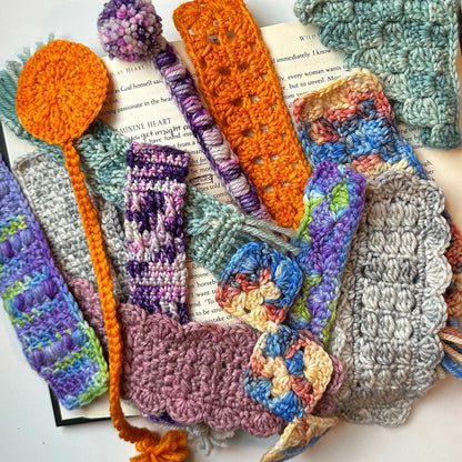 JJ's Bookmark | Easy Cluster Stitch Crochet Bookmark Pattern