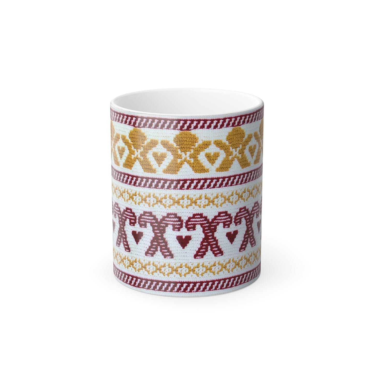 Festive Color Morphing Mug, Cozy Winter Beverage Mug, Holiday Gift, Christmas Coffee Cup, Hot Cocoa Cup, Unique Present Ideas, Coffee Lovers