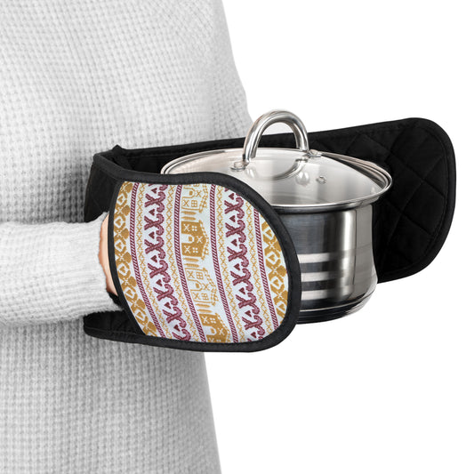 Christmas Heat-Resistant Oven Mitts for Bakers, Kitchen Gifts, Cooking Accessories, Unique Housewarming Present, Decorative Kitchenware