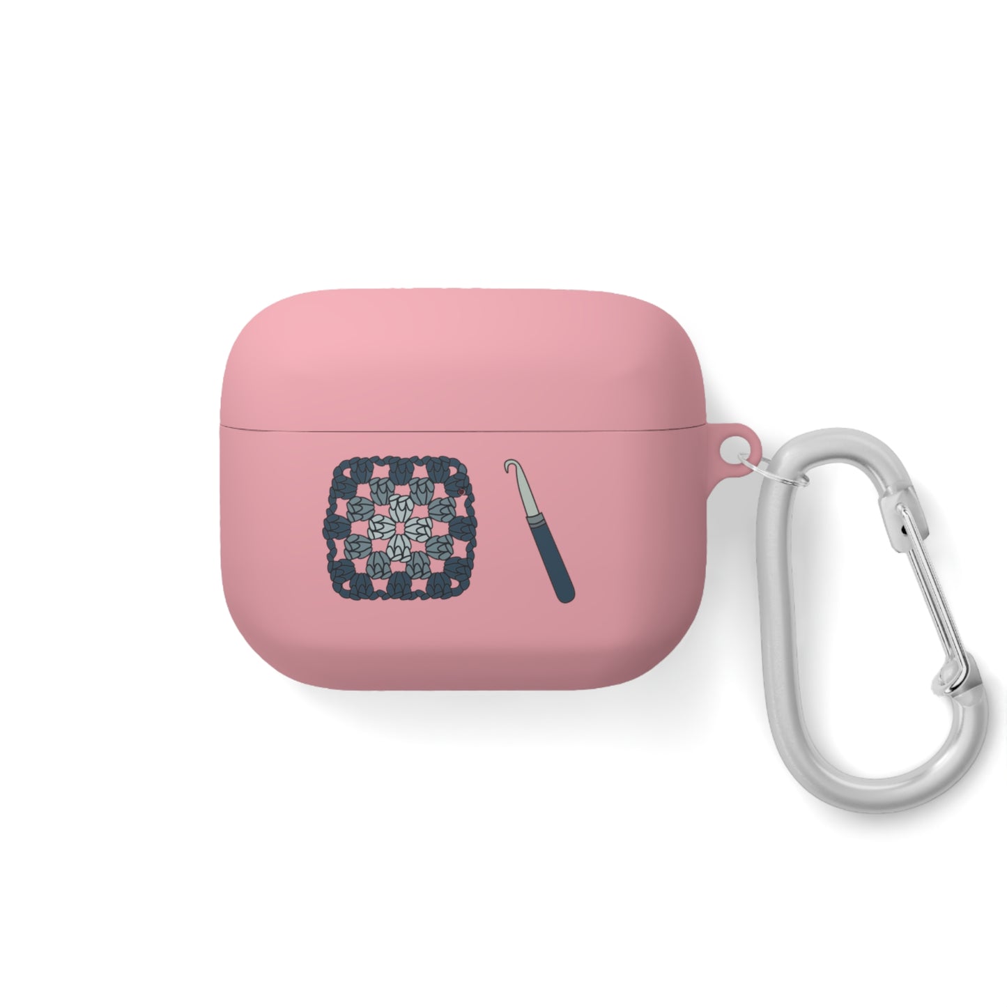 Granny Square AirPods Case Cover | Crochet-themed AirPod Pro Wireless Earbud Case, Trendy Gift for Crochet Lovers