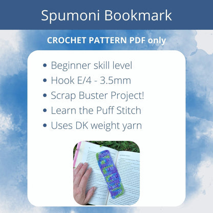 Spumoni Bookmark | Crochet Bookmark Pattern