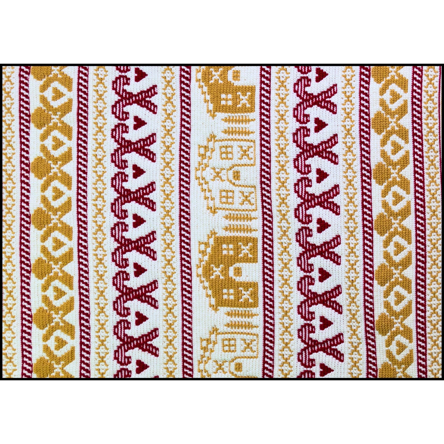 Gingerbread Blanket Woven Throw - Cozy and Festive - Home Decor, Gifts, Sofa Throw, Picnics,  Gingerbread House & Candy Canes Throw Blanket