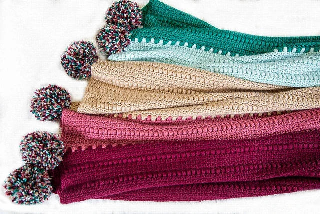 PDF Picnic Blanket Pattern: Easy Christmas Afghan Crochet Pattern. Simple Throw pattern. PDF digital download using worsted weight yarn