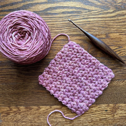 Desert Flower Pillow | Jasmine Stitch Crochet Pattern