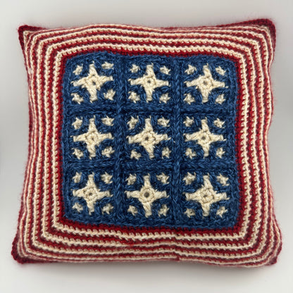 4th of July Mosaic Pillow