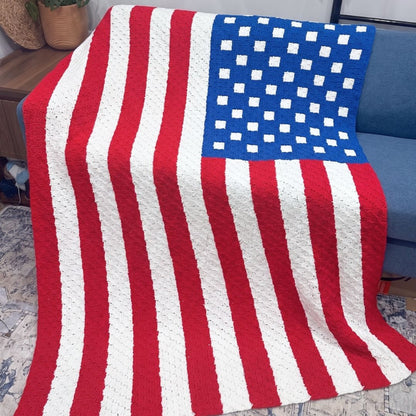 American Flag C2C Blanket