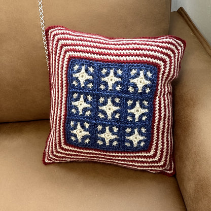 4th of July Mosaic Pillow