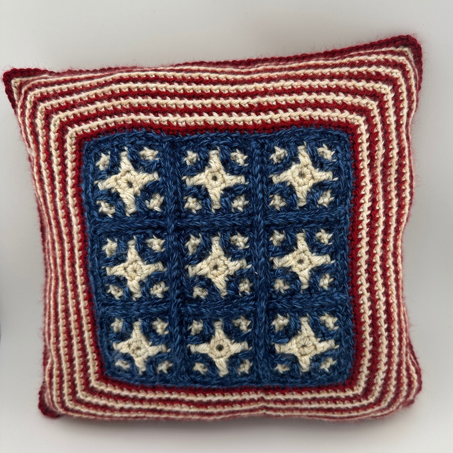 4th of July Mosaic Pillow