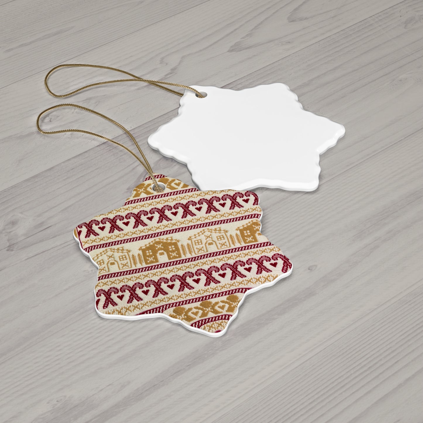 Gingerbread Ornaments, Holiday Decor, Crochet-style Christmas Decorations, Gift Giving, Stocking Stuffers, Christmas Tree Ornaments