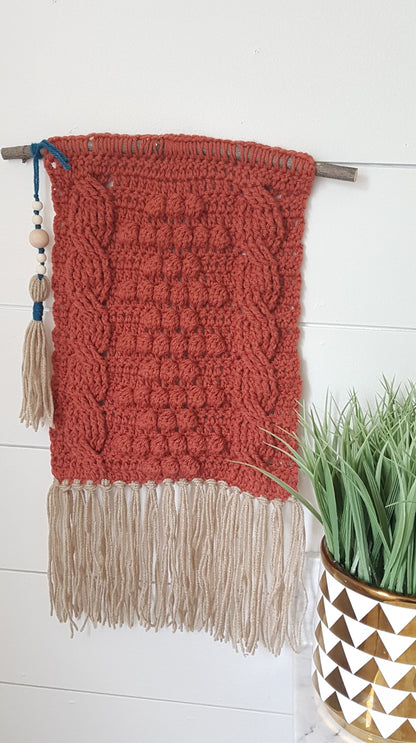 Georgia Wall Hanging | Cable Crochet Pattern