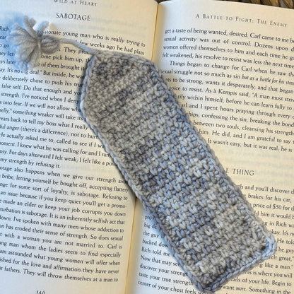 Simple Moss Stitch Bookmark | Easy Crochet Bookmark Pattern