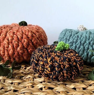 Cozy Alpine Pumpkin | Crochet Fall Decor Pattern