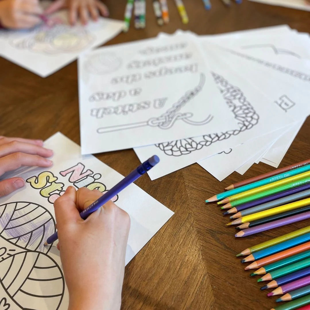 Crochet Coloring Book | Digital Instant Download | Printable