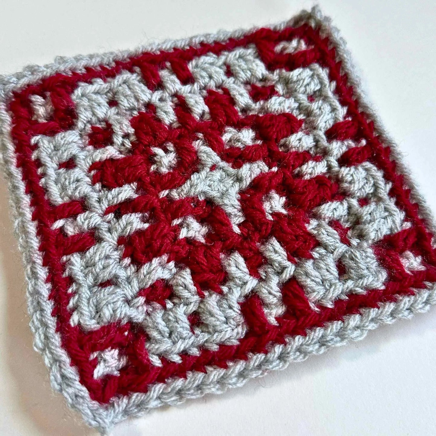 Mosaic Blanket Square Crochet Blanket Square Pattern | Afghan Bock Crochet Pattern