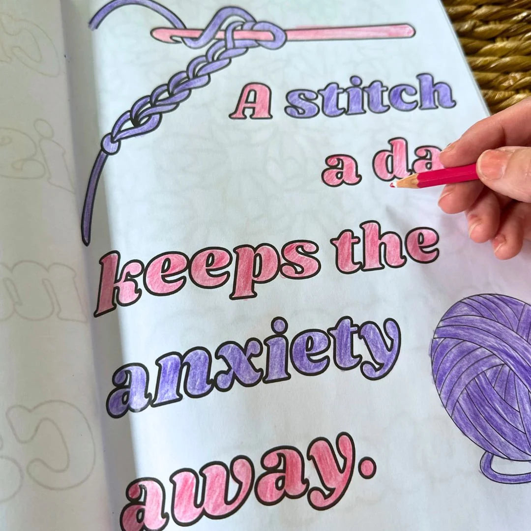 Crochet Coloring Book | Digital Instant Download | Printable