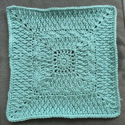 Cozy Alpine Granny Square | Easy Alpine Stitch Afghan Block