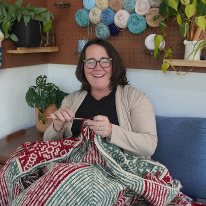 Frosted Windowpane Blanket - Overlay Mosaic Crochet Snowflake Blanket Pattern - PDF