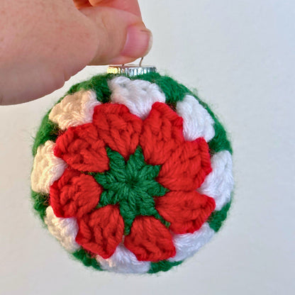 Granny Bauble | Easy Crochet Christmas Ornament Pattern