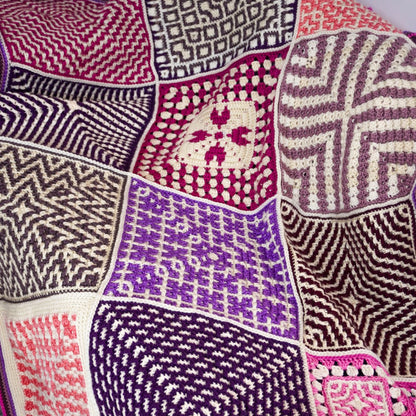 Dogwood Square | Mosaic Crochet Granny Square from the Center Out (PDF Pattern)
