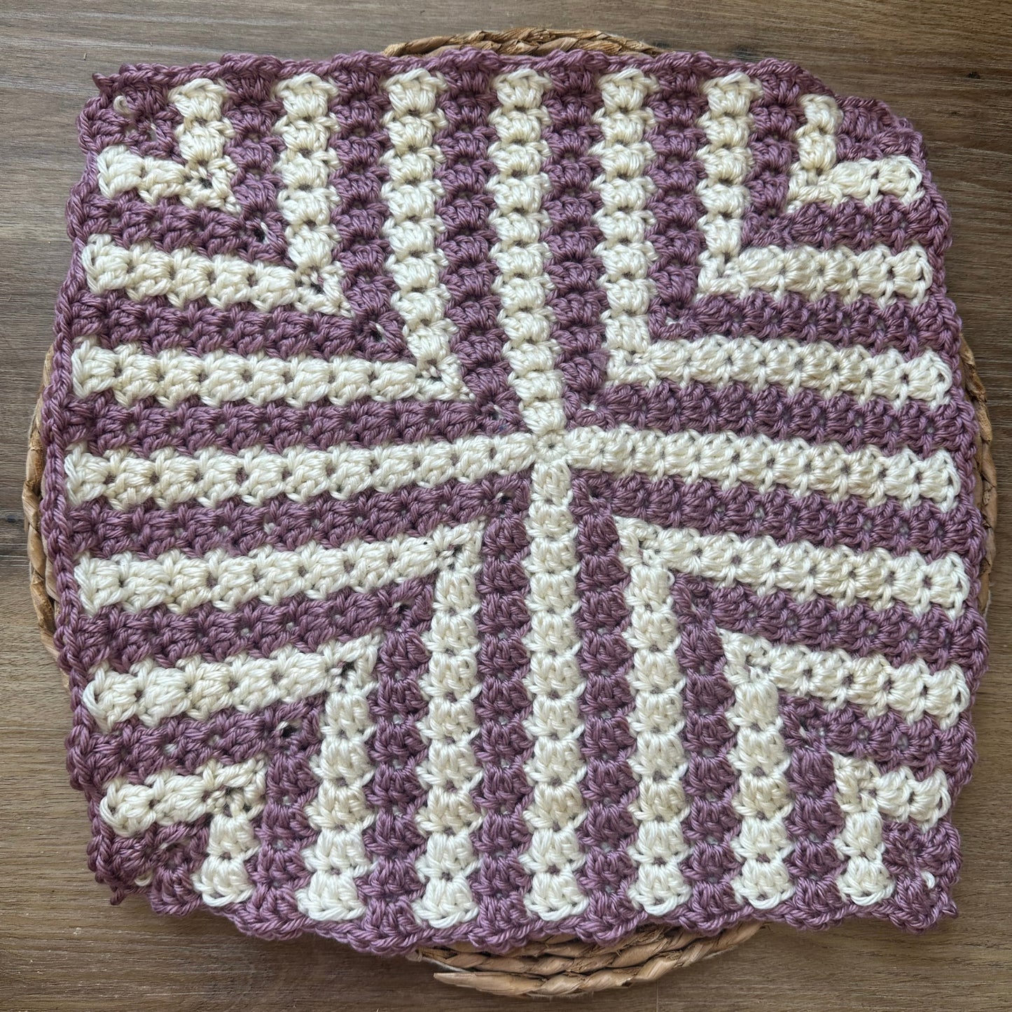 Mosaic Granny Square | Vintage Style Crochet Pattern
