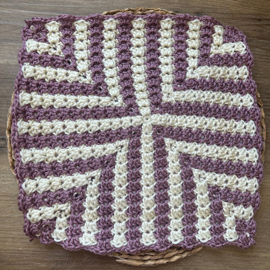 Mosaic Granny Square | Vintage Style Crochet Pattern