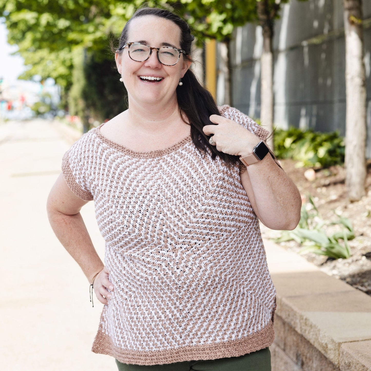 Mosaic Starburst Tee | Easy Crochet Sweater Pattern (PDF)