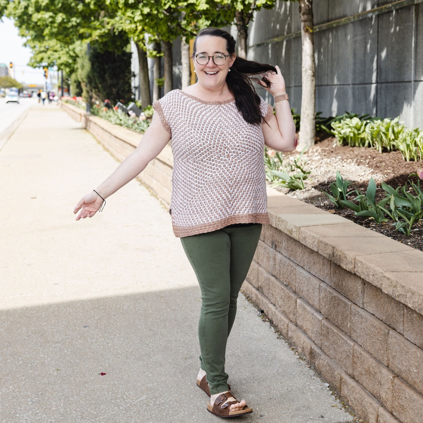 Mosaic Starburst Tee | Easy Crochet Sweater Pattern (PDF)